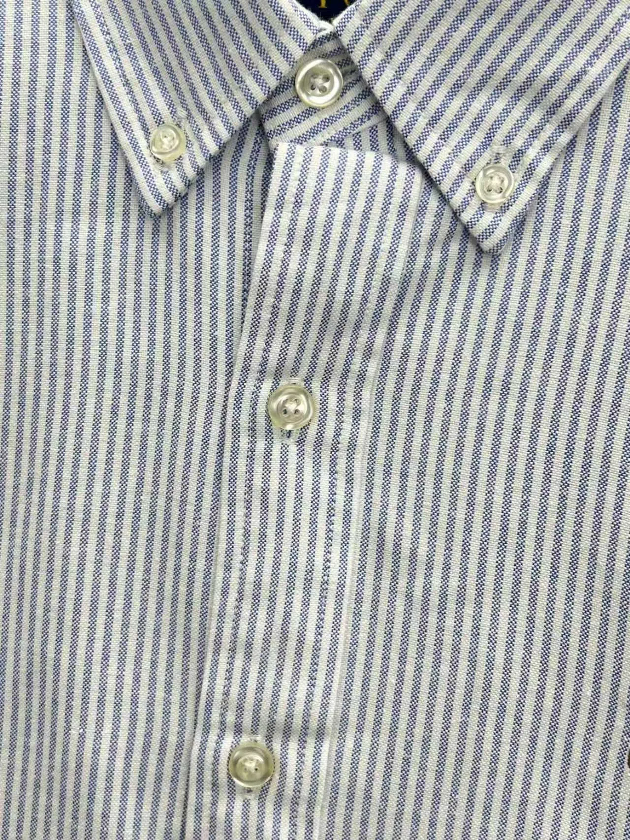 P360 Polo 25ss new logo embroidered striped square collar casual long-sleeved shirt, men's size: XS.S.M.L.XL.